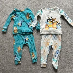 Bluey pajamas. Size 18 mos.